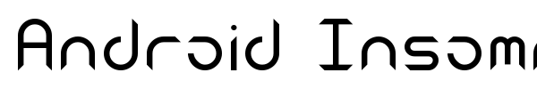 Android Insomnia font preview